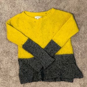 LOFT Yellow Wool Sweater